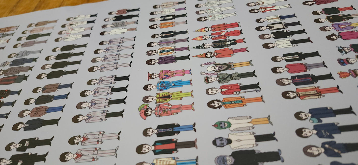 Beatles Evolution Poster